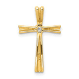 14k A Diamond Cross Pendant