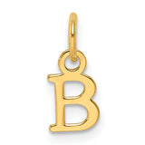 14ky Cutout Letter B Initial Pendant