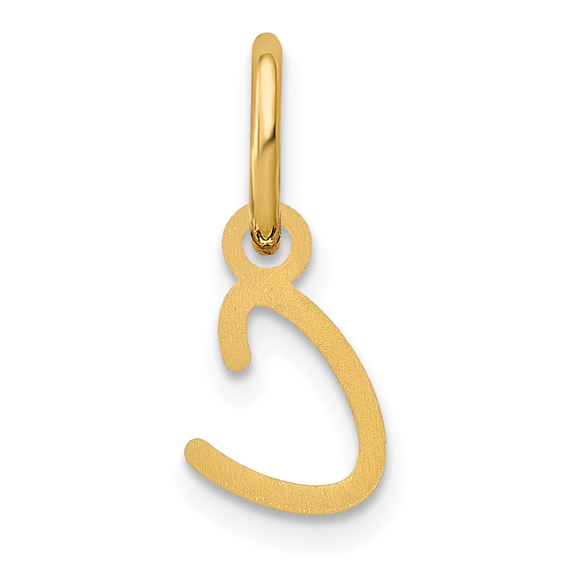 14KY Upper case Letter C Initial Charm