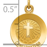 14k Confirmation Charm