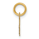 14K Small Script Letter A Initial Charm