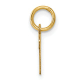 14K Small Script Letter B Initial Charm