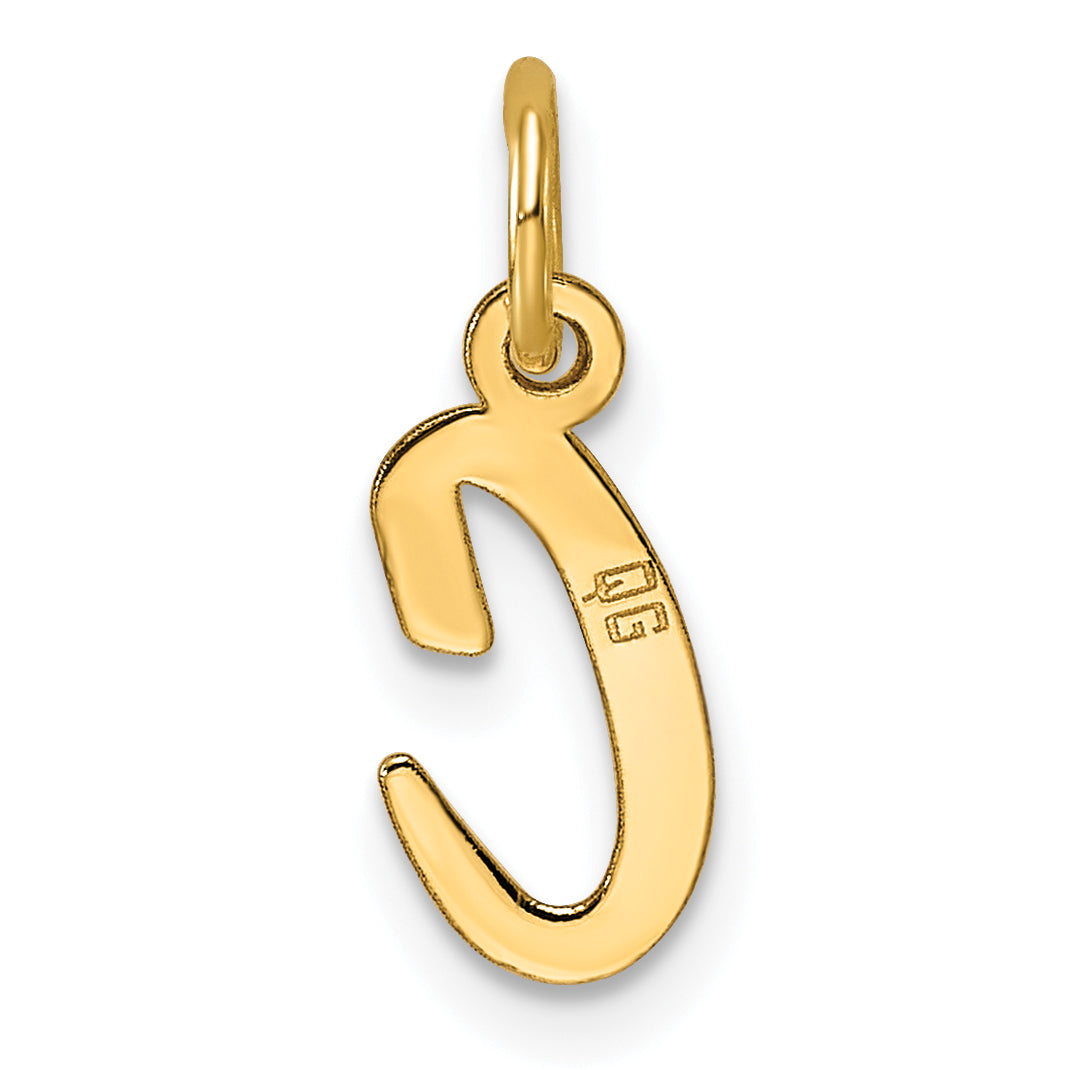 14k Small Script Letter C Initial Charm