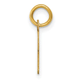 14k Small Script Letter D Initial Charm