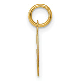 14k Small Script Letter G Initial Charm