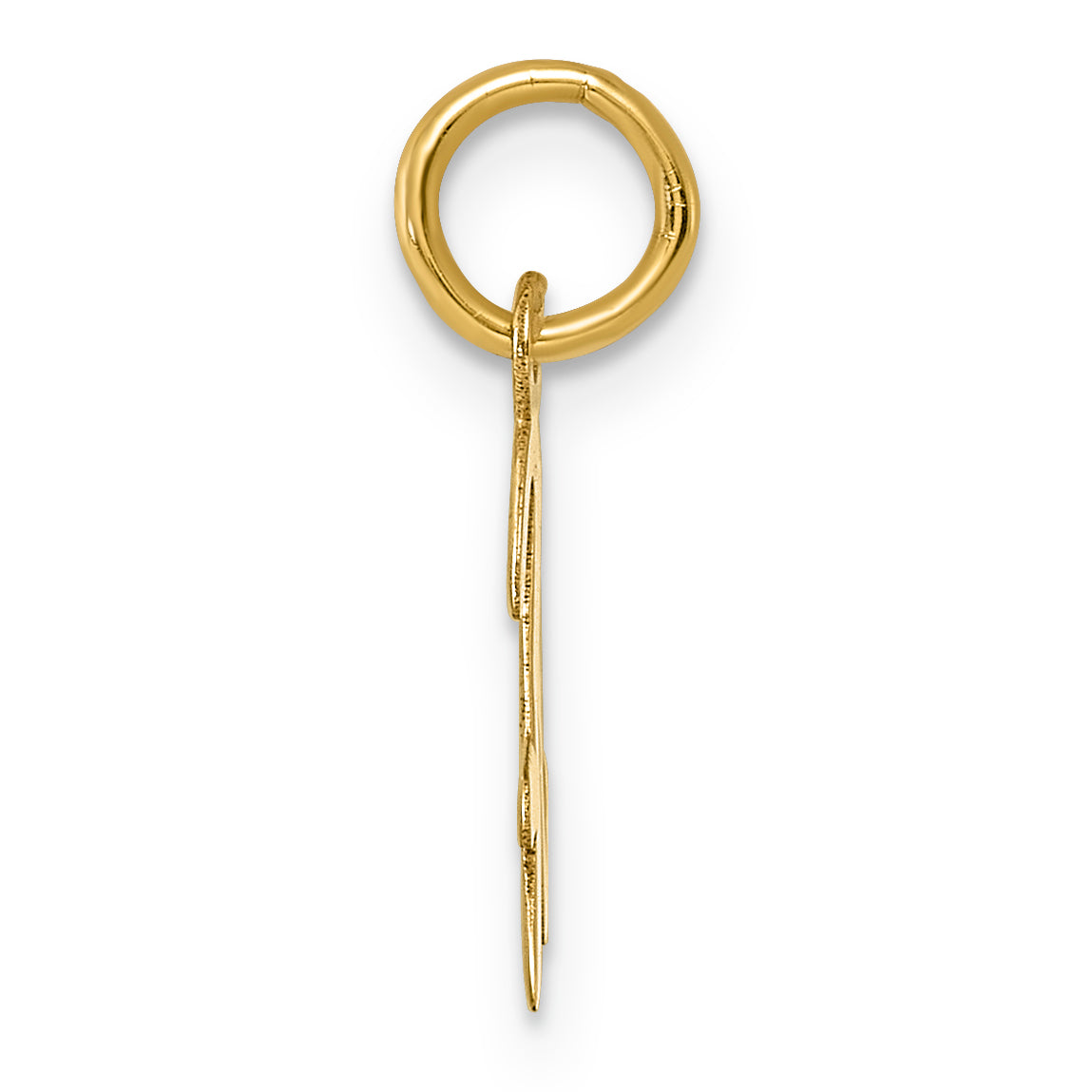 14k Small Script Letter H Initial Charm