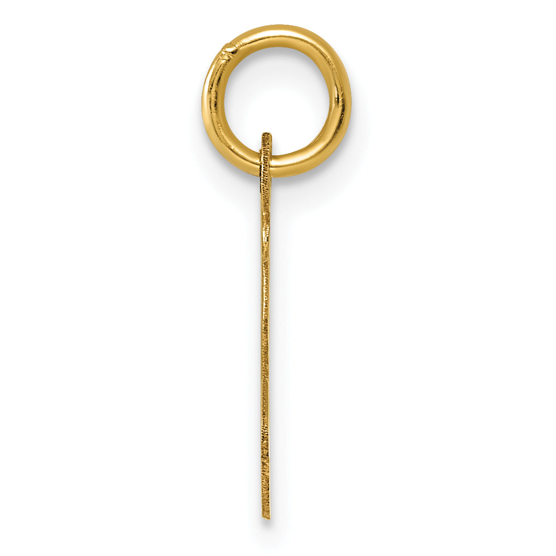 14k Small Script Letter J Initial Charm