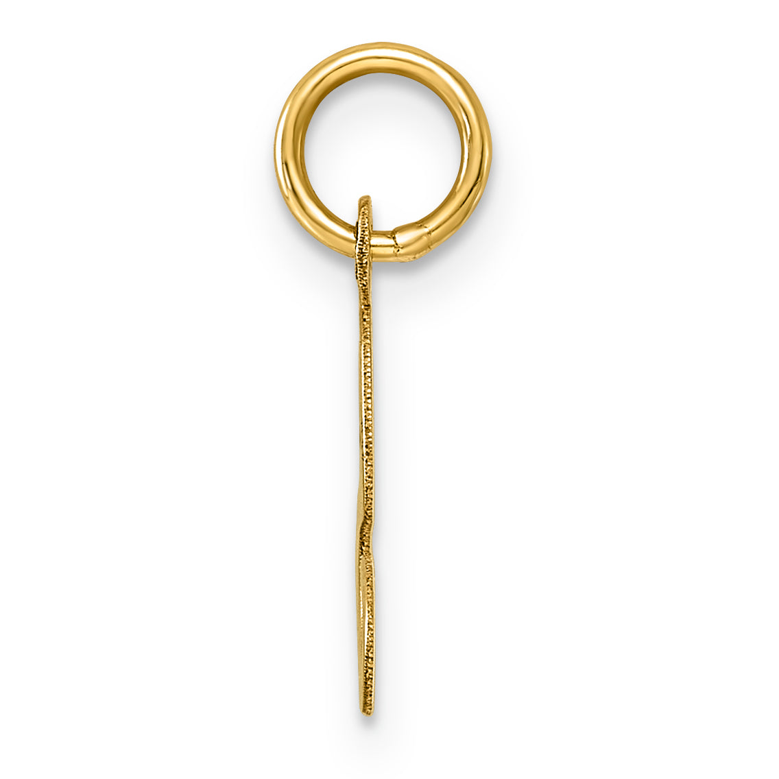 14k Small Script Letter S Initial Charm