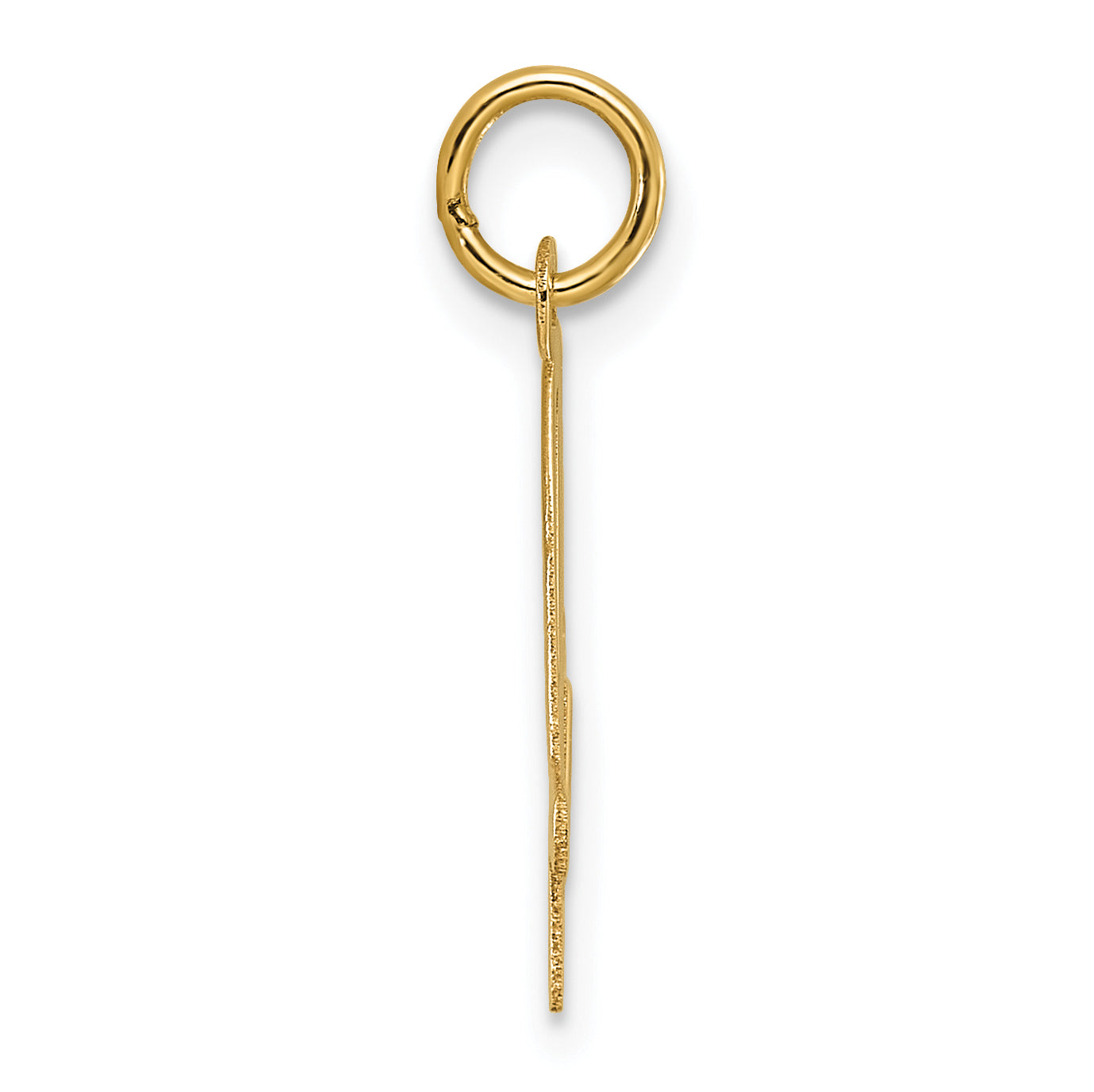 14k Medium Script Letter A Initial Charm